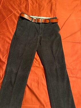 L.L. Bean Brown Corduroy Straight-Leg Pants